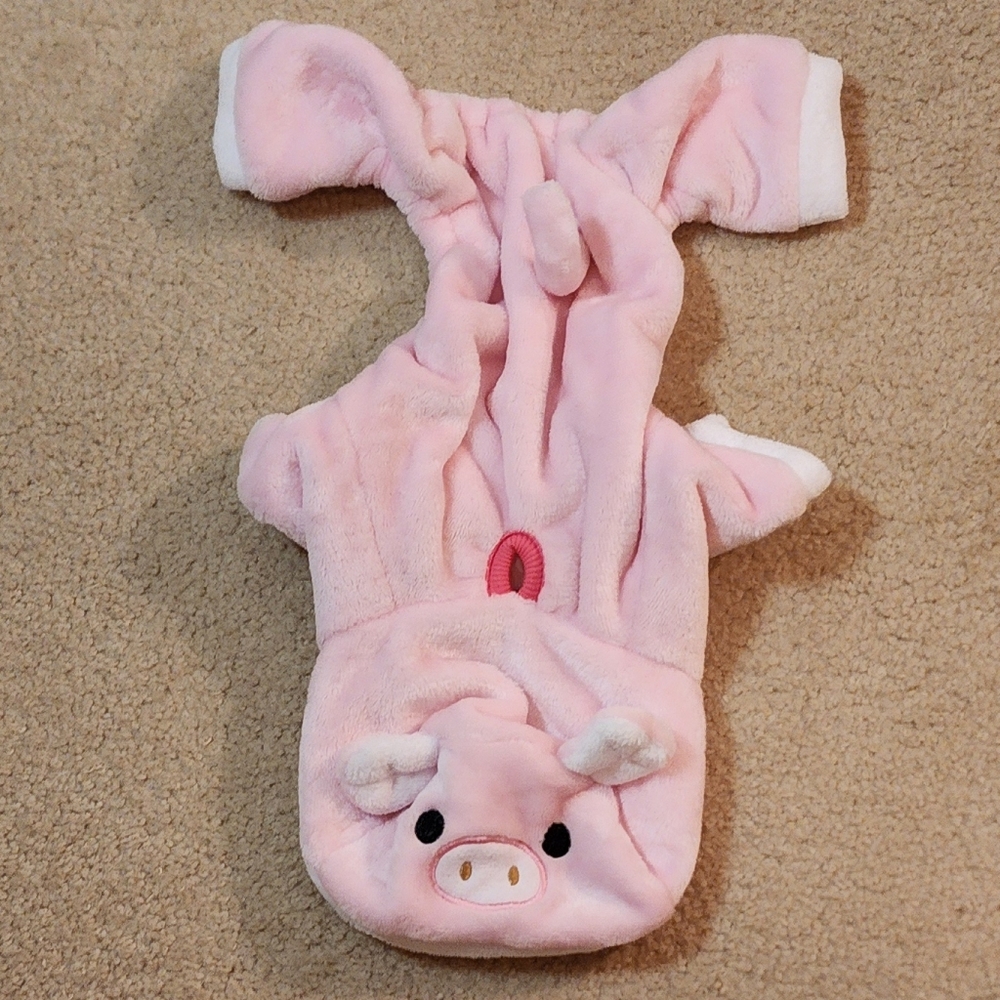 Small Dog Cutedog Brand Piggy Hoodie Fits 6-9lb